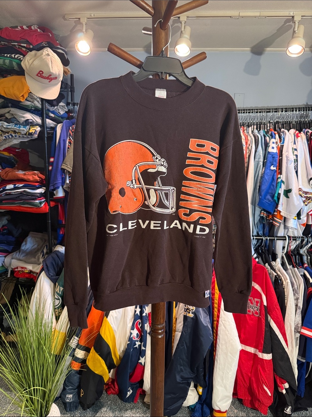 Cleveland Browns Vintage Crewneck Sweater - Logo 7